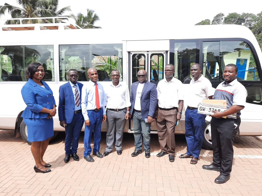 Minescho Co-operative Credit Union Donates 30-Seater Coaster Bus to Gadiel Acqua Methodist Church in Tarkwa